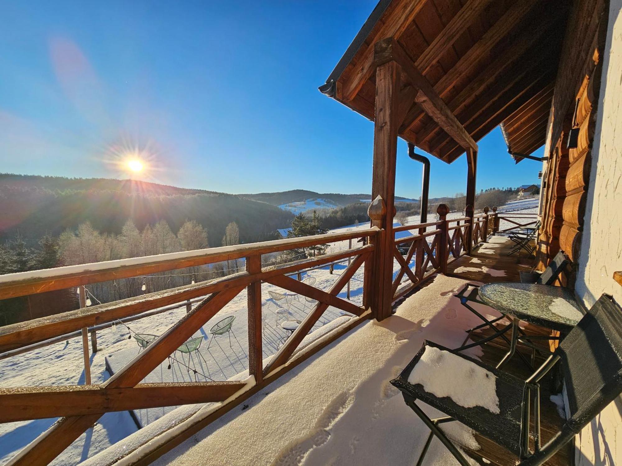 Chata W Bieszczadzie Apartamenty I Domki Z Sauna Bieszczady Polanczyk Ngoại thất bức ảnh